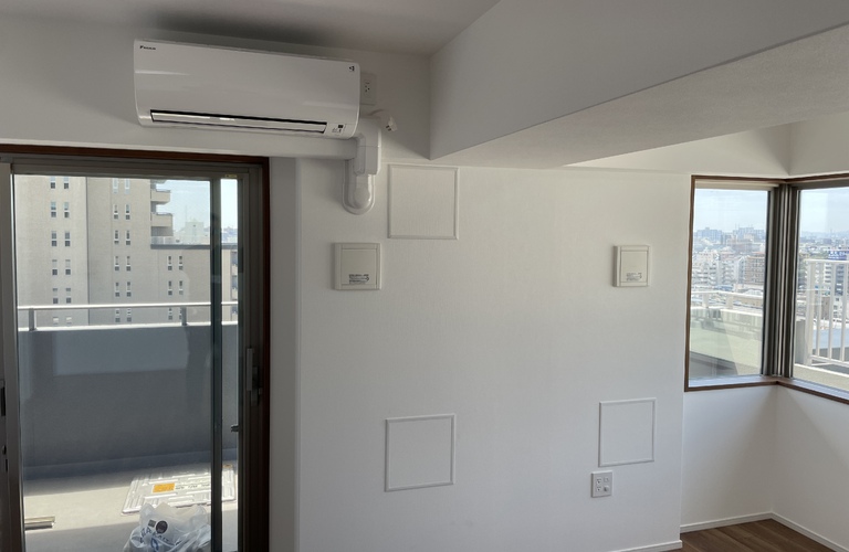 芦屋市限定！エアコン６畳用工事費込み78,000円｜地域密着の電気工事は株式会社山下商事
